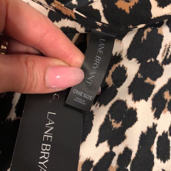 NWT Lane Bryant animal print cover up - Picture 3 of 4
